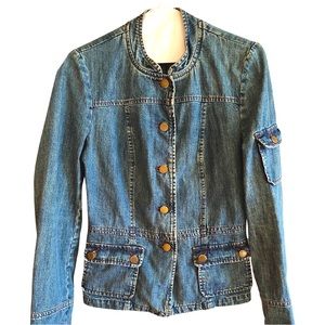 Cinched jacket in denim